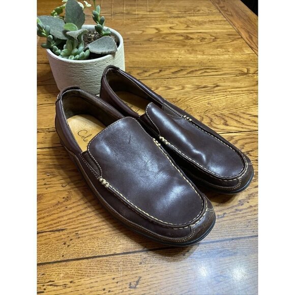 𝅺cole Haan Tucker Venetian Men's Size 10.5 Slip-On Loafer Shoes Brown - Picture 1 of 7
